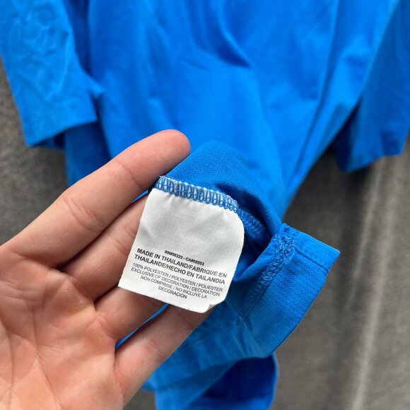 Nike Polo Shirt Mens XL Blue Performance Jersey Dri Fit Golf Golfer Extra Large - Picture 9 of 10